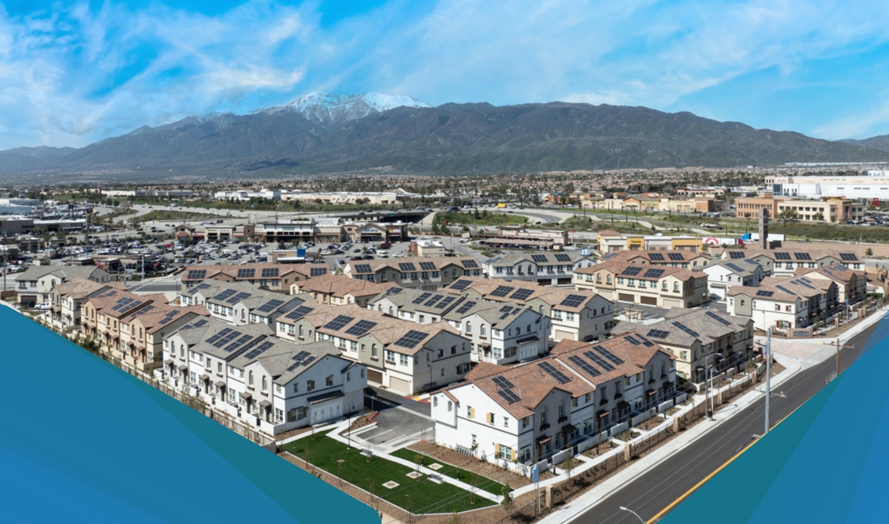 Calista Townhomes Aerial View